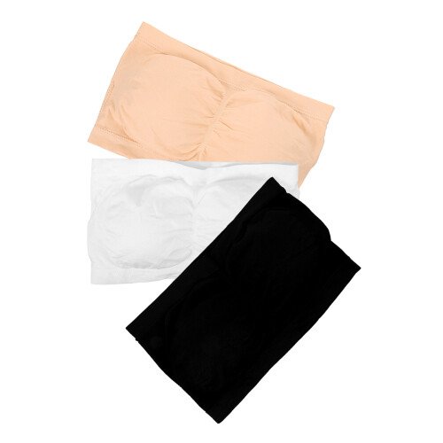 3Stk Trägerloser Nahtloser Bandeau Elastischer 2