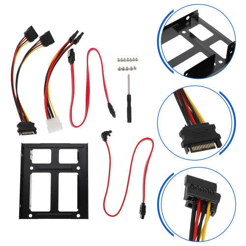 1 Set Festplattenadapter 2,5 Für Ssd Laufwerke 1