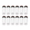 12pcs White PU Leather Pool Cue Tips Replacement for Billiard Cues 14