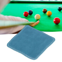 Billard Que Cloth Reiniger Polierer Blau 9,5x9,5cm Leder