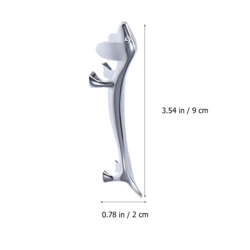 2Stk Metall Essstäbchenhalter Silber Und 1