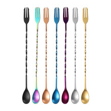 7Teilig Metall Mischlöffel Spiral Kaffeelöffel Für Cocktail