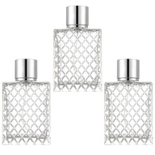 3Stk 100Ml Quadratische Flache Glasflasche Für