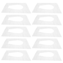 100Stk Papier Toilettensitzbezug Weiß Einweg Für Öffentliche Orte