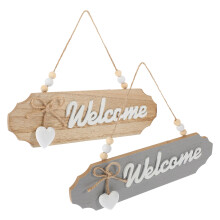 2Stk Holz Dekorative Schild Für Tür Vordach Wohnaccessoires