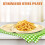 Frites Servierplatte Mehrzweck Speiseteller 11