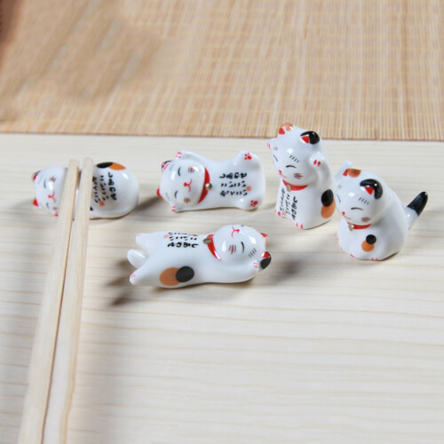 6 Keramik Japanische Essstäbchenablage Halter 1