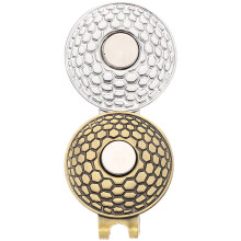 2Stk Metall Ball Marker Für Outdoor Golfhüte, Golfzubehör