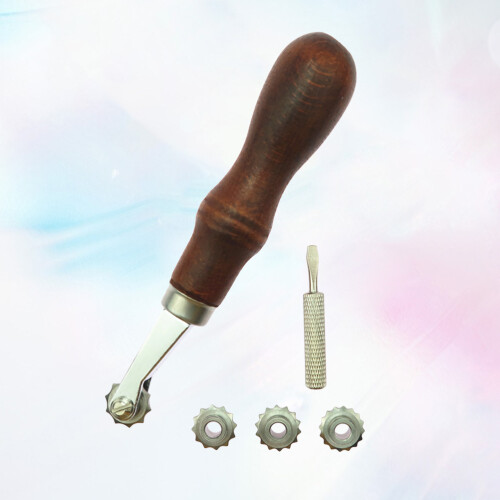 1Set Multikleur Leer DIY Spacing Wheel 2