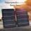 8W 5V Foldable Solar Panel with Dual USB, Portable Lightweight Compact 6