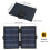 8W 5V Foldable Solar Panel with Dual USB, Portable Lightweight Compact 2