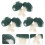6 Teile Handgemachte Anhänger Diy Haarnadel Zubehör 4