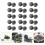 Mlins  30 Pcs Fake Apples Artificial Simulation Blueberry 5