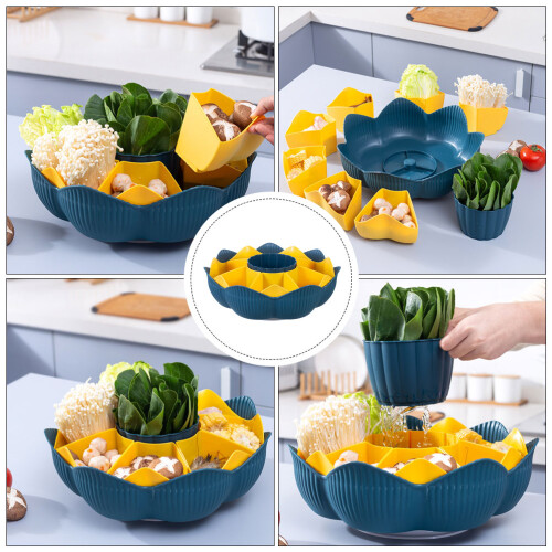 Draining Basket Fruit Bowl For Kitchen Blackish Green 1pcs 1