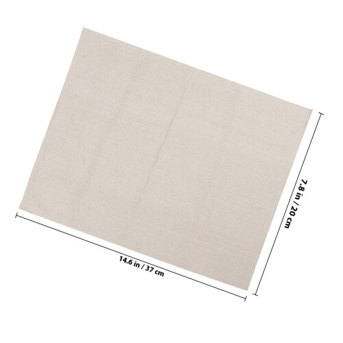 10Sheets Künstlerleinwand Baumwolle Für DIY Ölmalerei Beige 1