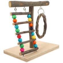 Bird Cage Stand Papageien Sitzstange Holzspielzeug Für