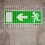 Exit Schild Schadenstopper Metall Drahtschutz Schutzhülle Wandmontiert 4
