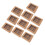 10Pcs Multipurpose Paper Muffins Storage Boxes Chocolate with Window 9