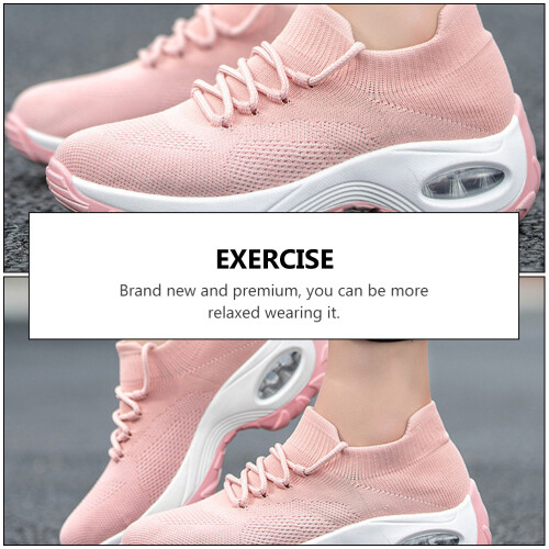 Paar Dicke Sohle Sneaker Für Damen 2
