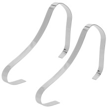 2Stück Schuhständer Absatzschuh Halter Hochschulterstütze (Silber)