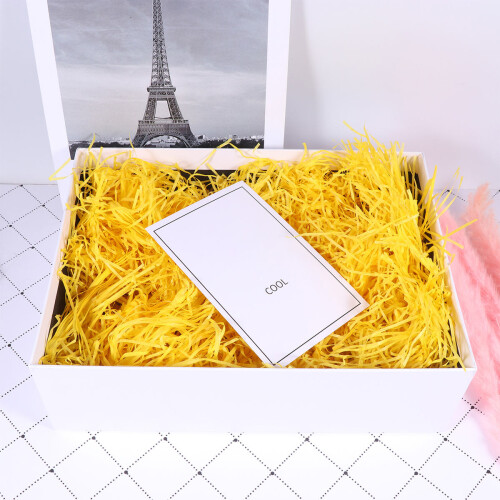 5 Packs 100g Papierfaden Füllpapier Gelb 2