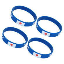 4Stück Silikon Armband Japan Fußball Sport Party