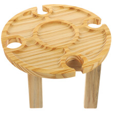 Tragbarer Strandtisch Weinhalter Outdoor Picknick Getränketisch