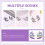 1 Paar Ohrringe Stecker Für Geschenk 8