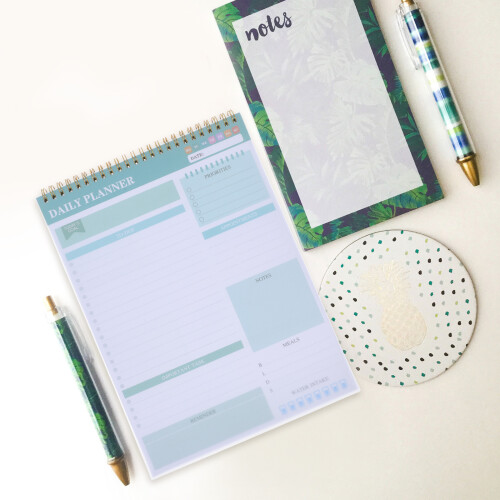 Daily Planner Notizblock Ohne Spiralbindung 2