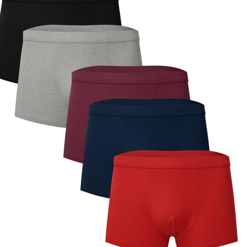 5Pièces Slips Marine Confortables Extensibles Design Stylé 1