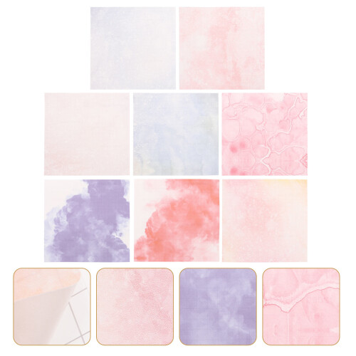 8Stk. Aquarell Transferfolie Bögen Sublimationspapier 2
