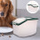 1Set Easy- Pet Food Storage Bin Durable Plastic Box 7