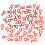 52 Alphabet Weinglas Marker Silikon Getränke Etikett 1