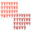 52 Alphabet Weinglas Marker Silikon Getränke Etikett 4