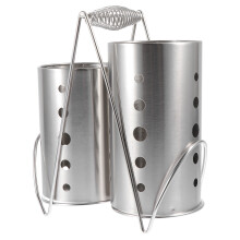 Essstäbchen Box Home Drain Geschirrkorb Silber