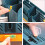 1St Flatware Opberger ABS Blauwe Chopstick Organizer Voor Thuis 10
