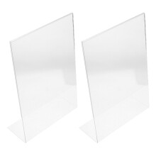 2Stk Acryl Plakatständer L-Förmig Für Tischnummer Menüdisplay