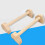 1 Paar Push-Up- Halterung Holz Brustmuskeltrainer 4