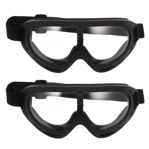 2Stk Erwachsene Motocross Brille Winddichte Gläser