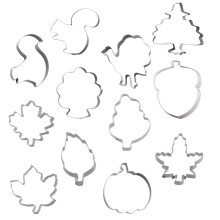 12Stk Thanksgiving Ausstechformen Für Fondant Und Plätzchen
