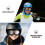 2Stk Erwachsene Motocross Brille Winddichte Gläser 10