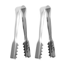 2 Lebensmittelzangen Für Und (Silber)