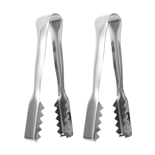 2 Lebensmittelzangen Für Und (Silber)