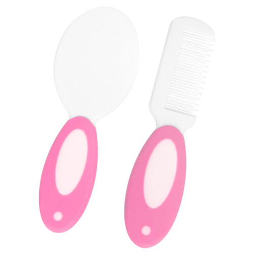 1St Wollbürste Mit Duschbürste Pink