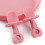 2Pcs Baby Training Tableware Pink Silicone Fork and Spoon Set for Kids 7
