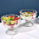 4Stk Mehrfachfunktion Puddinggläser Transparente Weingläser 5
