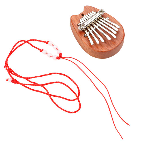 Instrument Kalimba Bois 8 Tons Compact Pour Apprentissage Fun