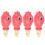 4Pcs Funny Kid Whistle Red Play Toy with Attractive Fish Pattern 2