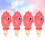 4Pcs Funny Kid Whistle Red Play Toy with Attractive Fish Pattern 5