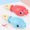 4Pcs Funny Kid Whistle Red Play Toy with Attractive Fish Pattern 8